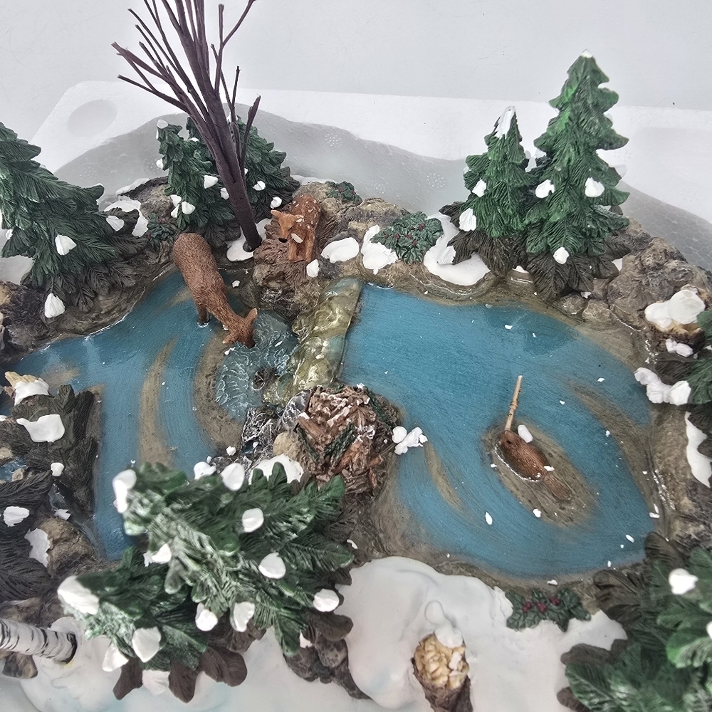 Department 56 Village Mill Creek Pond Retired vintage - Picture 3 of 6